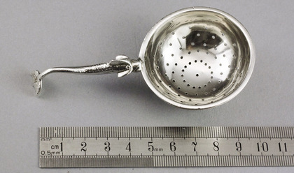 Scottish Silver Tea Strainer - Traprain Treasure